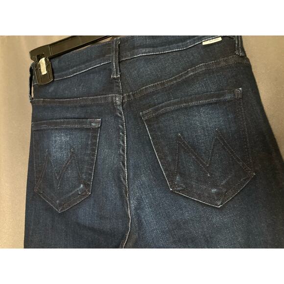 Mother Jeans: The Mid Rise Dazzler Ankle Blue Dark Wash Denim size 25 - Picture 13 of 15